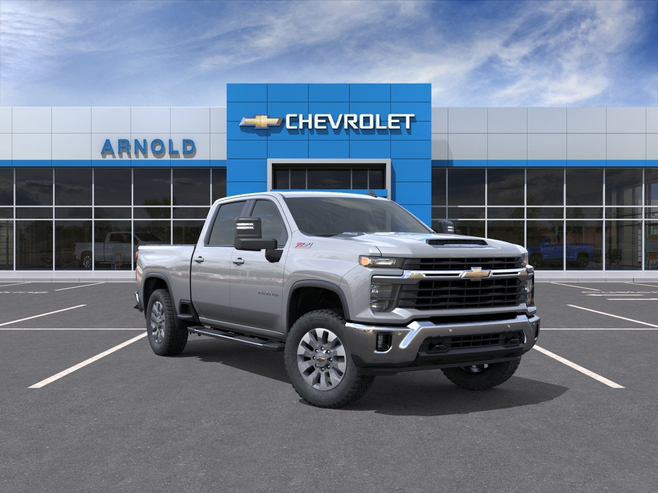 2026 Chevrolet Silverado 2500 HD LT in Sterling Gray Metallic — front three-quarter view