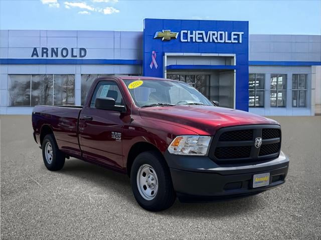 2023 RAM 1500 Classic Tradesman in Delmonico Red Pea — front three-quarter view