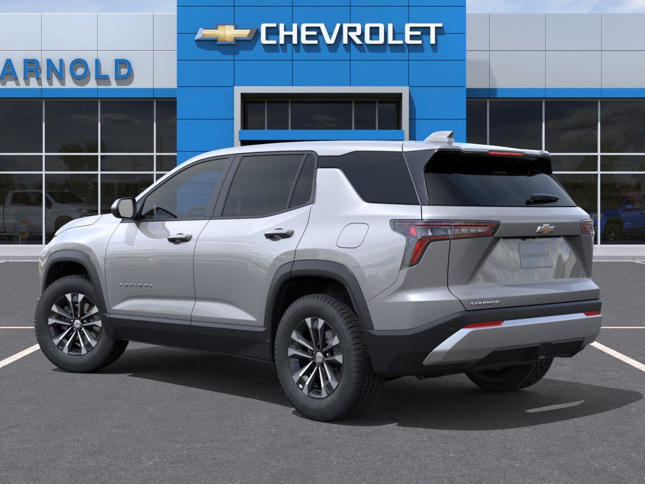 2027 Chevrolet Equinox — rear three-quarter view